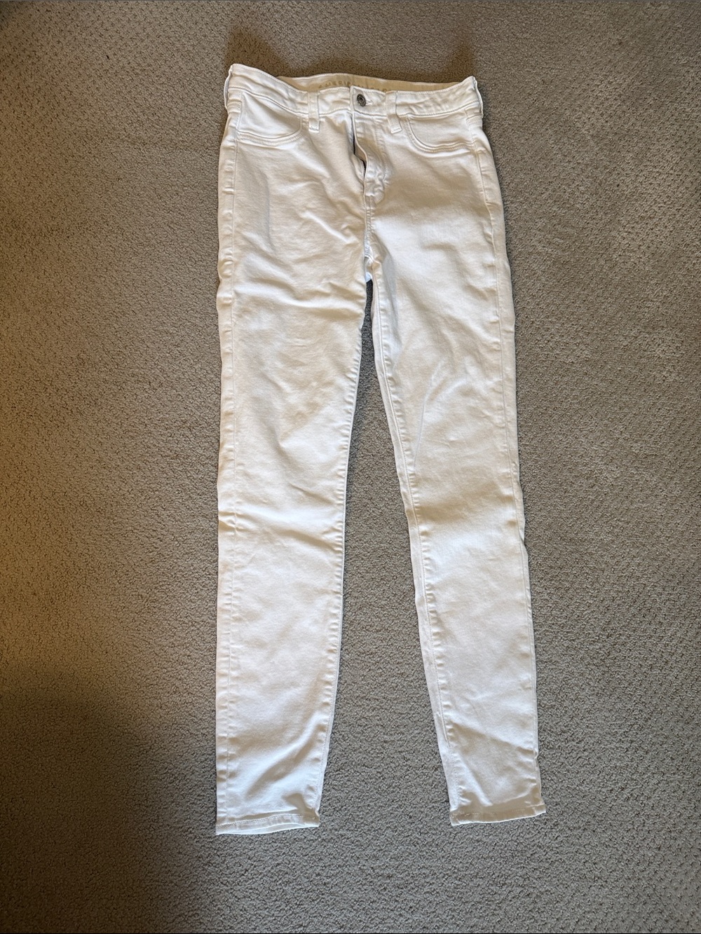 American Eagle White Skinny Legging Jeans